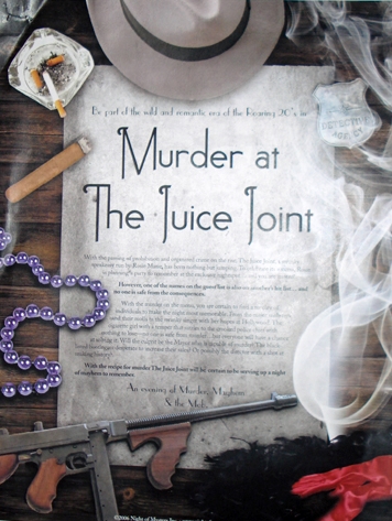About, Murder At The Juice Joint